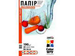 Купить Фотобумага к МФУ/Принтеру Colorway 10x15 ПM 190г/м-20л матовая