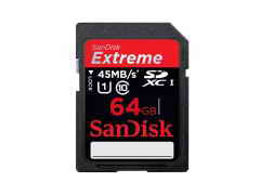 Купить Карта памяти SD San Disk SDXC HD Video 64GB Class 10 eXtreme