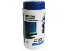 Купить Салфетки  Colorway для оптики 50 влажных/50 сухих CW1073