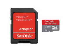 Купить Карта памяти San Disk microSDHC 32GB Ultra+adapter (Class 10)