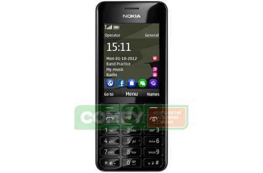 Фото - Мобильный телефон Nokia 206 Black