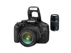 Купить Фотокамера со сменным объективом Canon EOS 550D Double Kit 18-55 & 75-300