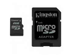 Купить Карта памяти Kingston microSD 2 GB+SD adapter