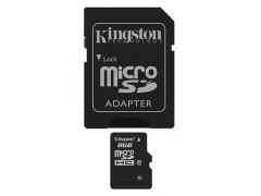 Купить Карта памяти Kingston microSDHC 8GB Class 10+adapter