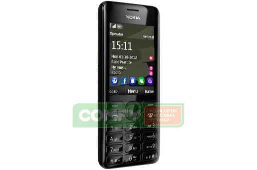 Фото - Мобильный телефон Nokia 206 Black