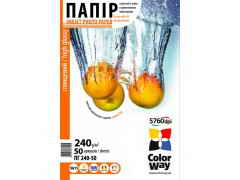 Купить Фотобумага к МФУ/Принтеру Colorway 10x15 ПГ 240г/м-50л глянцевая