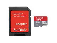 Купить Карта памяти San Disk microSDHC 8GB Class10 Mob Ultra+adapter