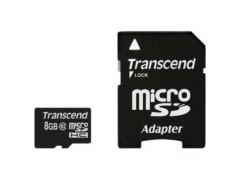Купить Карта памяти Transcend microSDHC 8GB Class10 ULTIMATE + SD adapter